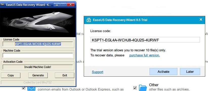 easeus data recovery wizard serial key